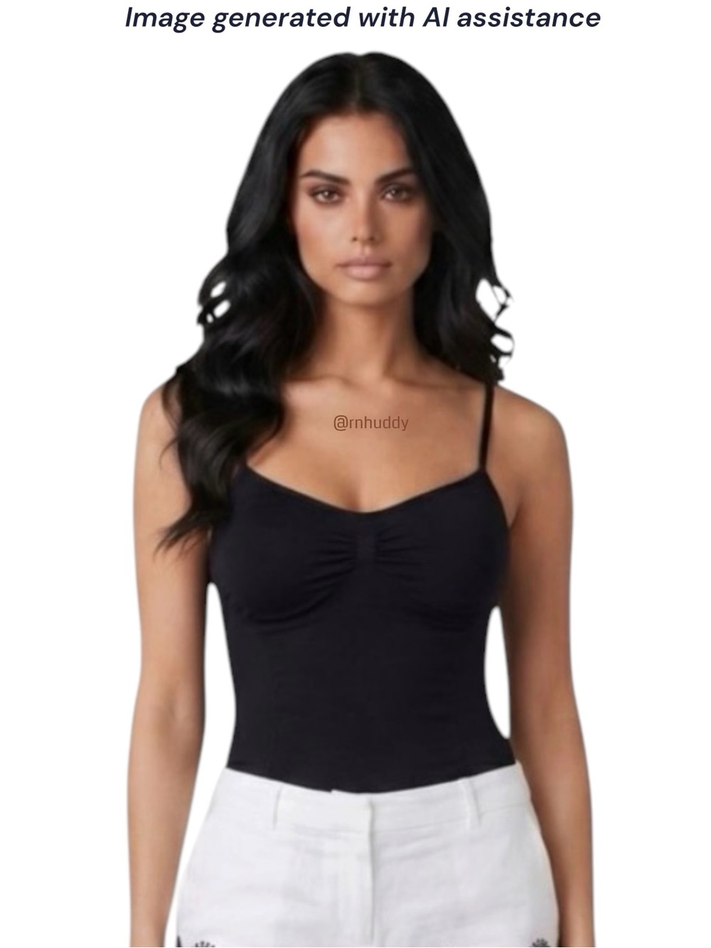 Bebe M/L black cami with built in bra